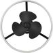 Shear 19.56 inch Matte Black Outdoor Ceiling Fan