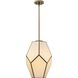 Latham 1 Light 14 inch Vintage Gold Pendant Ceiling Light