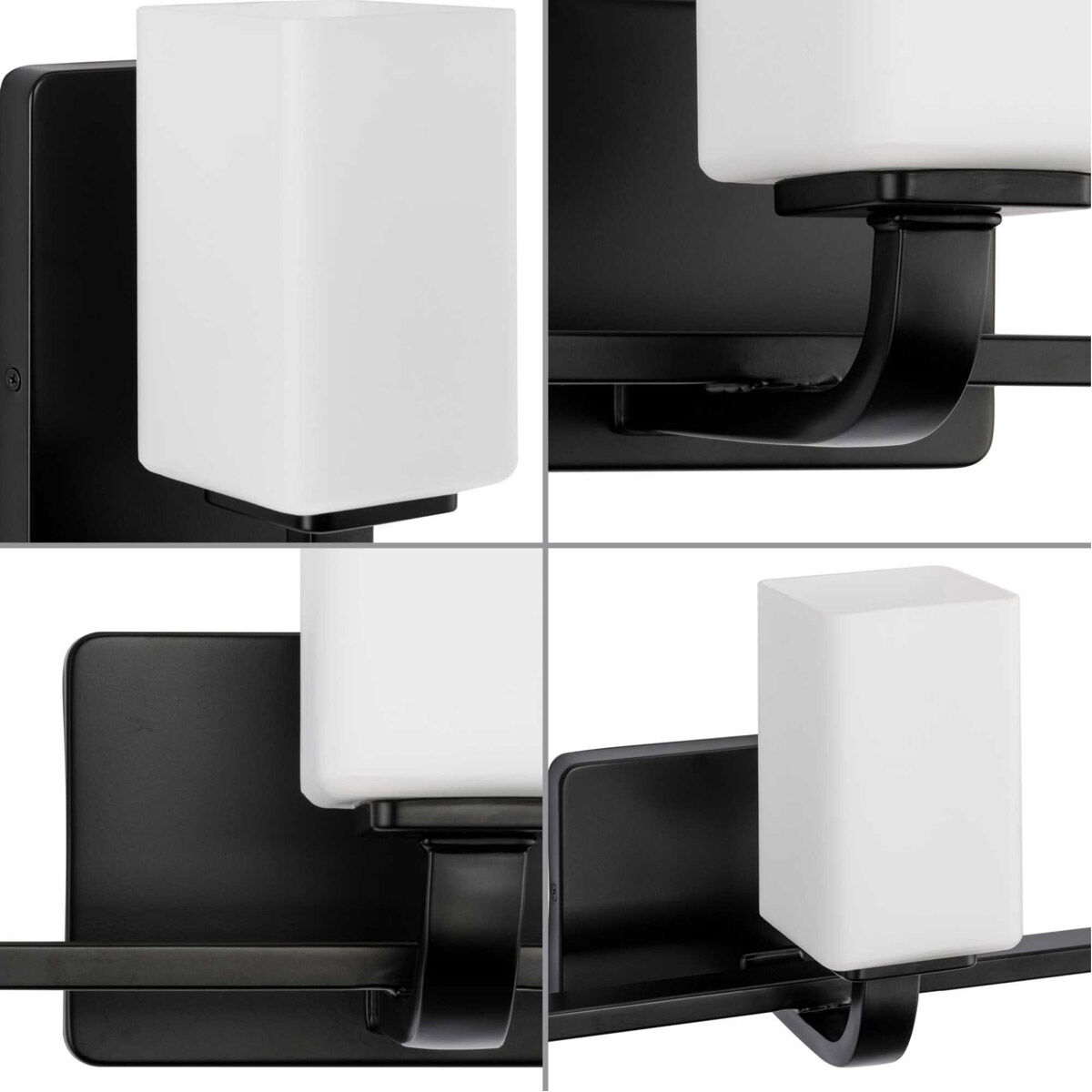 Cowan 3 Light 24 inch Matte Black Bath Vanity Wall Light