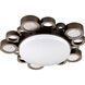 Bingo LED 19 inch Venetian Bronze Flush Mount Ceiling Light