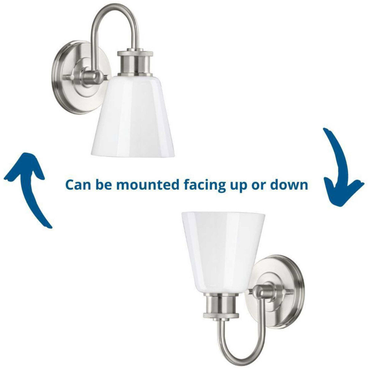 Ashford 1 Light 5 inch Brushed Nickel Bath Vanity Wall Light