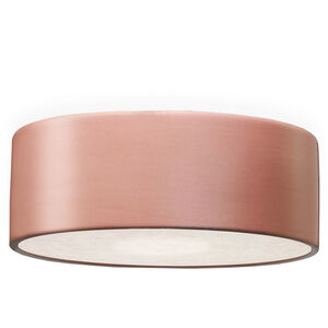 Radiance Collection LED 8 inch Rust Patina Outdoor Flush-Mount