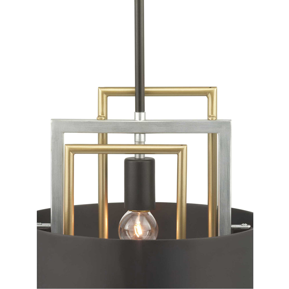 Adagio 1 Light 12 inch Matte Black Mini-Pendant Ceiling Light, Design Series