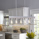 Briarwood 5 Light 38 inch Galvanized Linear Chandelier Ceiling Light
