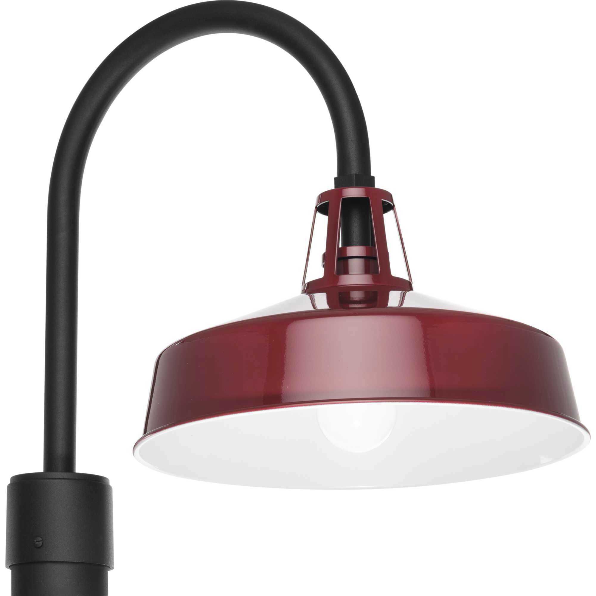 Cedar Springs 1 Light 17 inch Red Outdoor Post Lantern