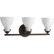 Fuller 3 Light 24 inch Antique Bronze Bath Vanity Wall Light
