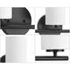 Replay 4 Light 31.13 inch Textured Black Bath Vanity Wall Light