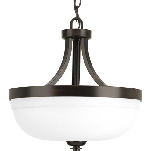 Topsail 3 Light 12.88 inch Antique Bronze Semi-Flush Mount Convertible Ceiling Light