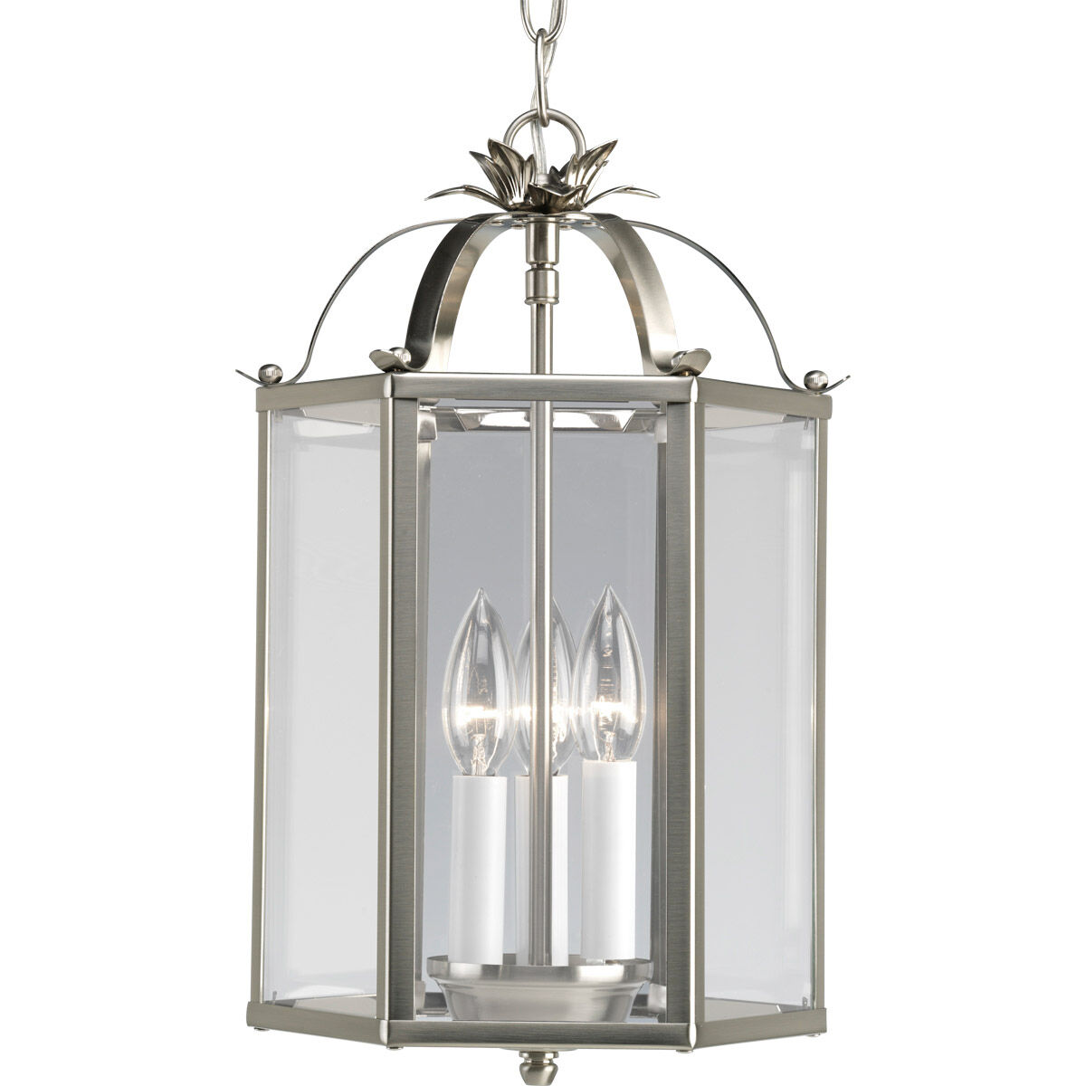 Glass foyer light outlet
