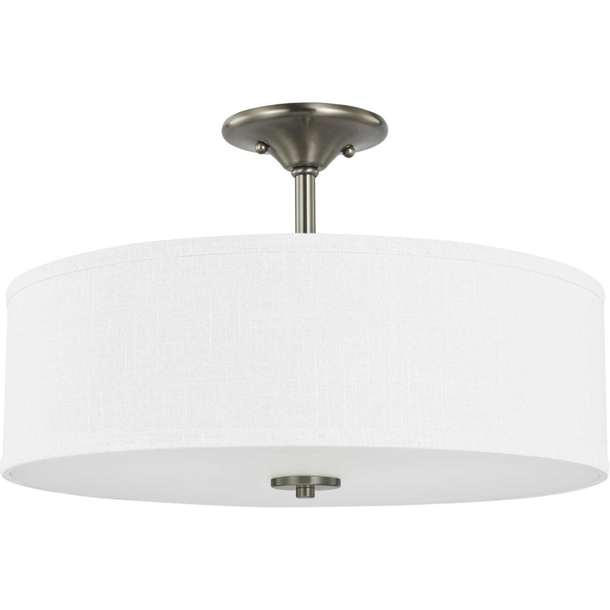 Inspire 3 Light 18 inch Brushed Nickel Semi-Flush Mount Ceiling Light