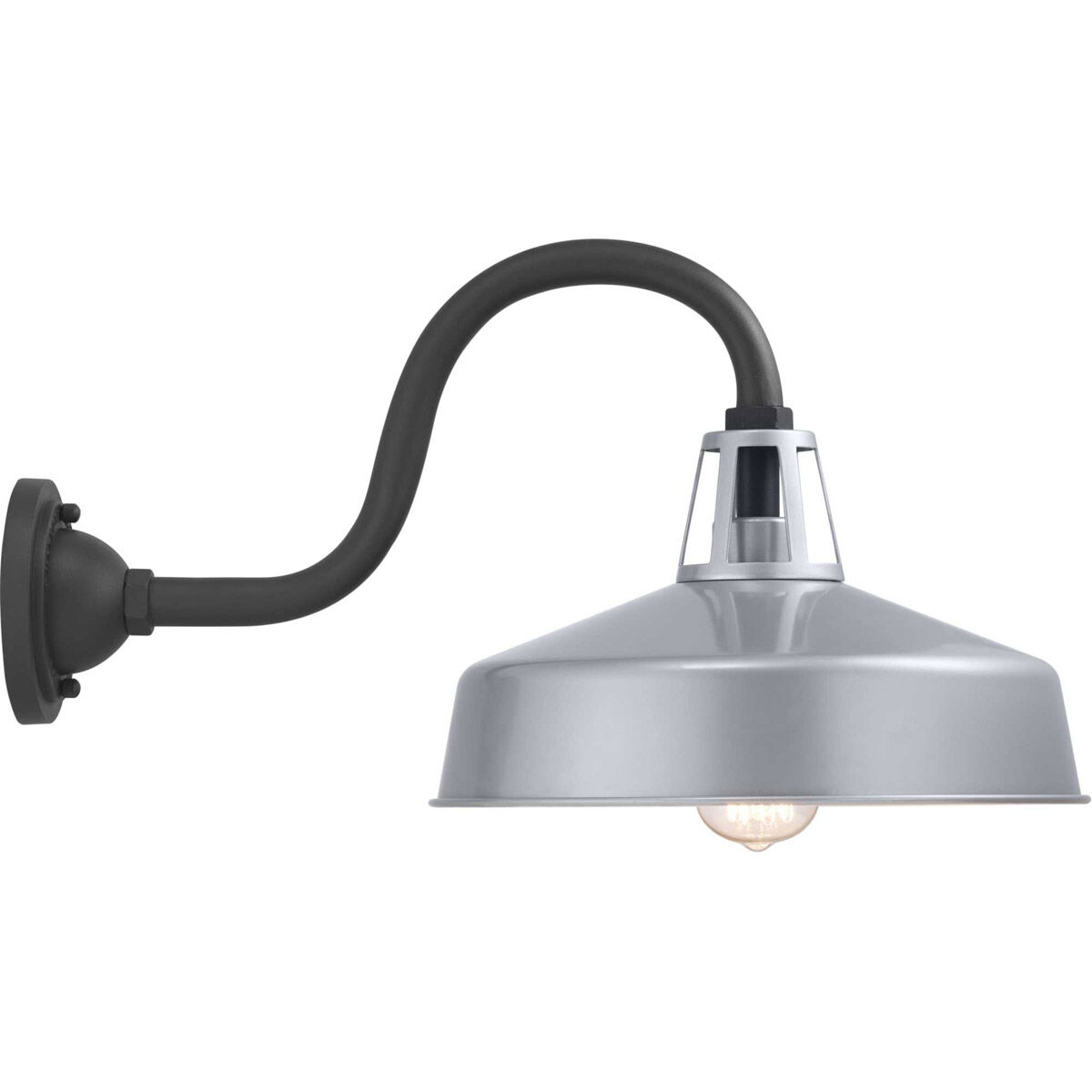 Cedar Springs 1 Light 11 inch Metallic Gray Outdoor Wall Lantern, Extra Large