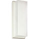 Hard-Nox 1 Light 12 inch White Outdoor Wall Lantern in Prismatic