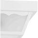 Ceiling Mount 1 Light 8.25 inch White Outdoor Flush Mount