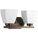 Bounty 2 Light 16 inch Antique Bronze Vanity Wall Light