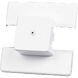 Alpha Trak 120 White Track Floating Canopy Ceiling Light in Matte White