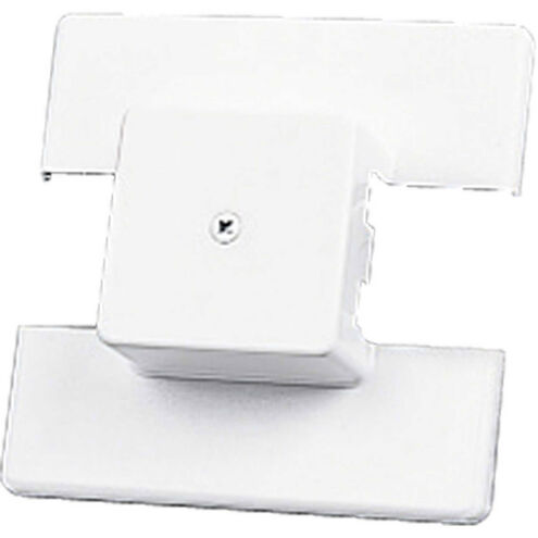 Alpha Trak 120 White Track Floating Canopy Ceiling Light in Matte White