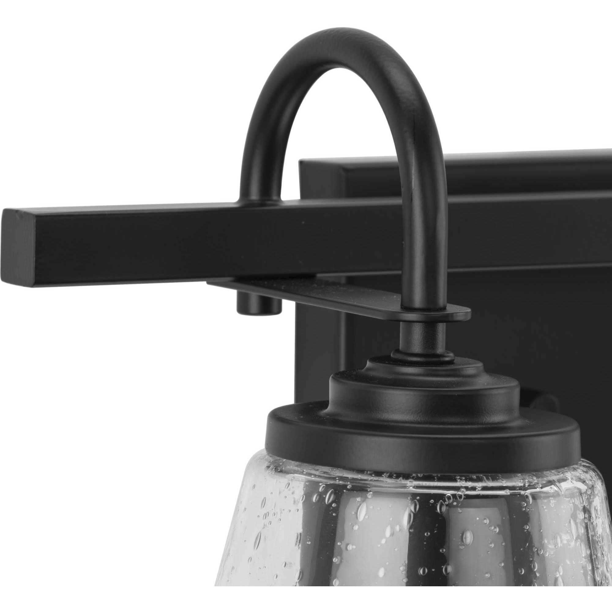 Martenne 2 Light 14 inch Matte Black Bathroom Vanity Light Wall Light