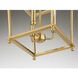 Parkhurst 3 Light 11 inch Brushed Bronze Foyer Pendant Ceiling Light