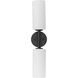 Cofield 2 Light 5.62 inch Matte Black Wall Bracket Wall Light