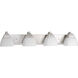 Appeal 4 Light 33.5 inch Brushed Nickel Bath Vanity Wall Light
