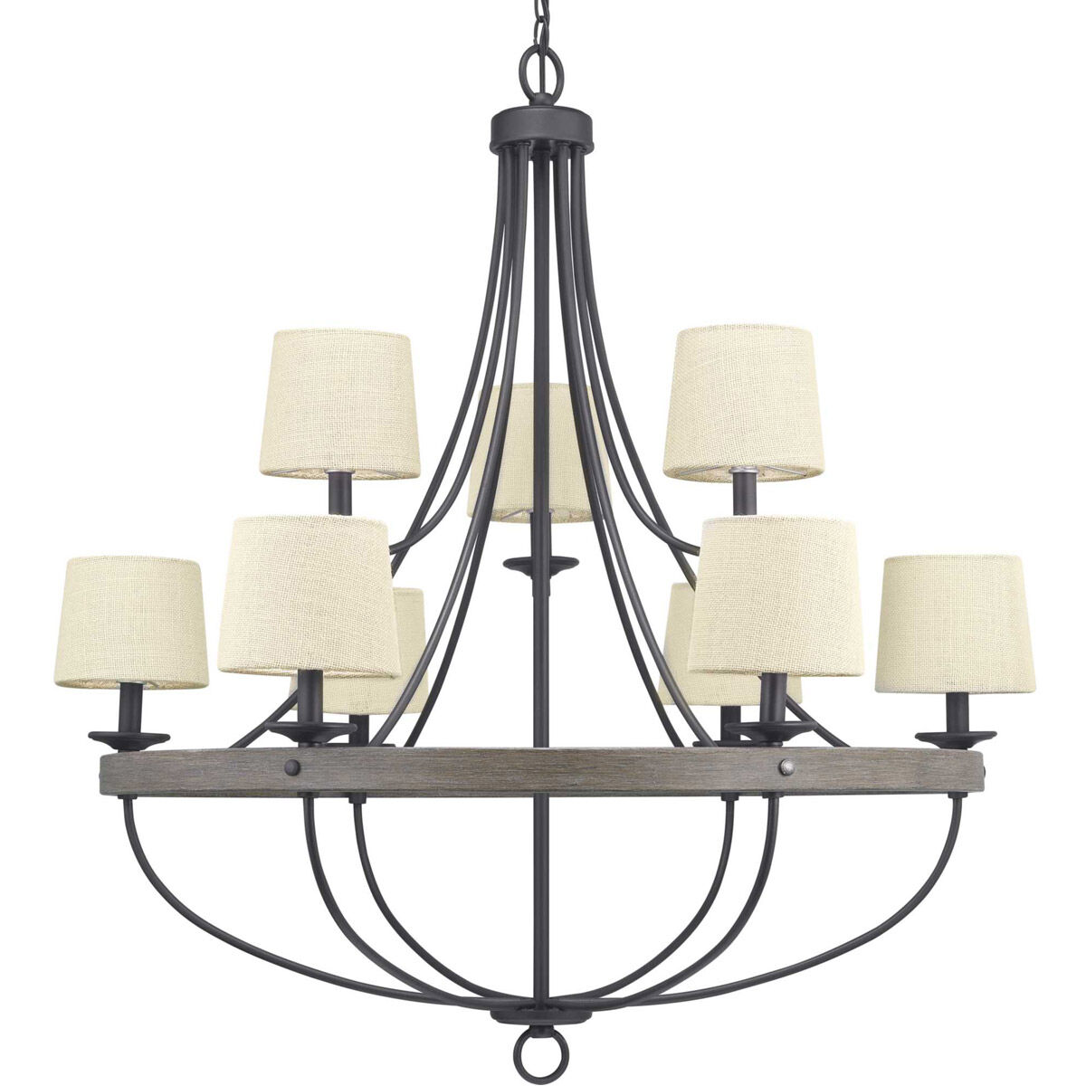 Gulliver 9 Light 35 inch Graphite Chandelier Ceiling Light