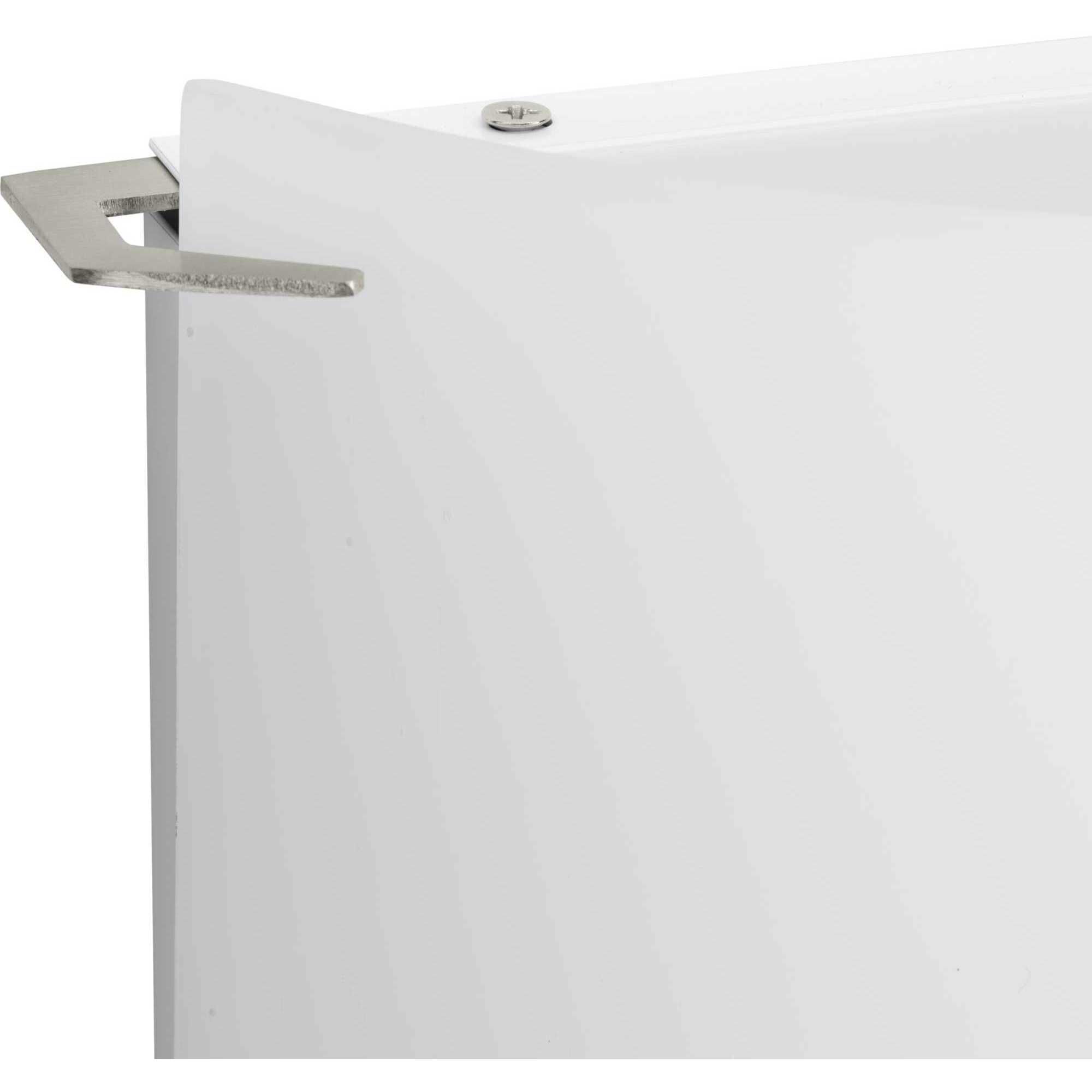 Modern Glass Sconce 2 Light 4 inch Brushed Nickel ADA Wall Sconce Wall Light