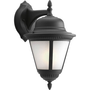 Westport 1 Light 20 inch Black Outdoor Wall Lantern in Bulbs Included, Etched Seeded