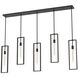 Boundary 1 Light 6 inch Matte Black Pendant Ceiling Light, Design Series