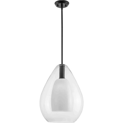 Carillon 1 Light 15 inch Matte Black Pendant Ceiling Light
