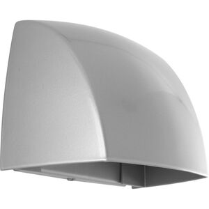 Cornice LED LED 5 inch Metallic Gray Outdoor Wall Sconce in Metallic Grey, Progress LED