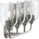 Ilia 4 Light 31 inch Brushed Nickel Bath Vanity Wall Light