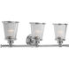 Radiance 3 Light 24 inch Polished Chrome Bath Vanity Wall Light 