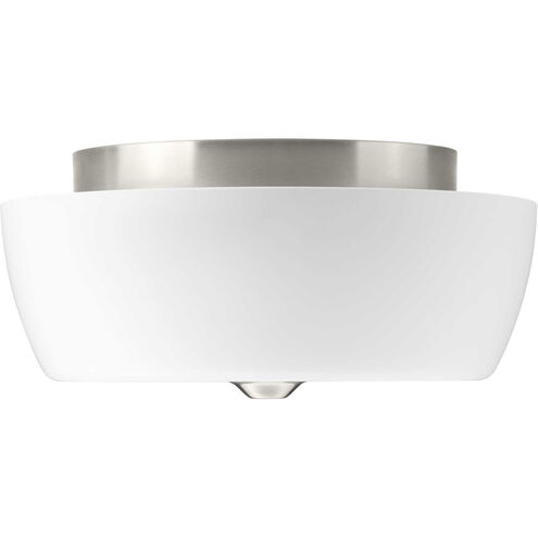 Leap 2 Light 14 inch Brushed Nickel Flush Mount Ceiling Light