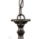 Five Light 5 Light 17.5 inch Antique Bronze Chandelier Ceiling Light