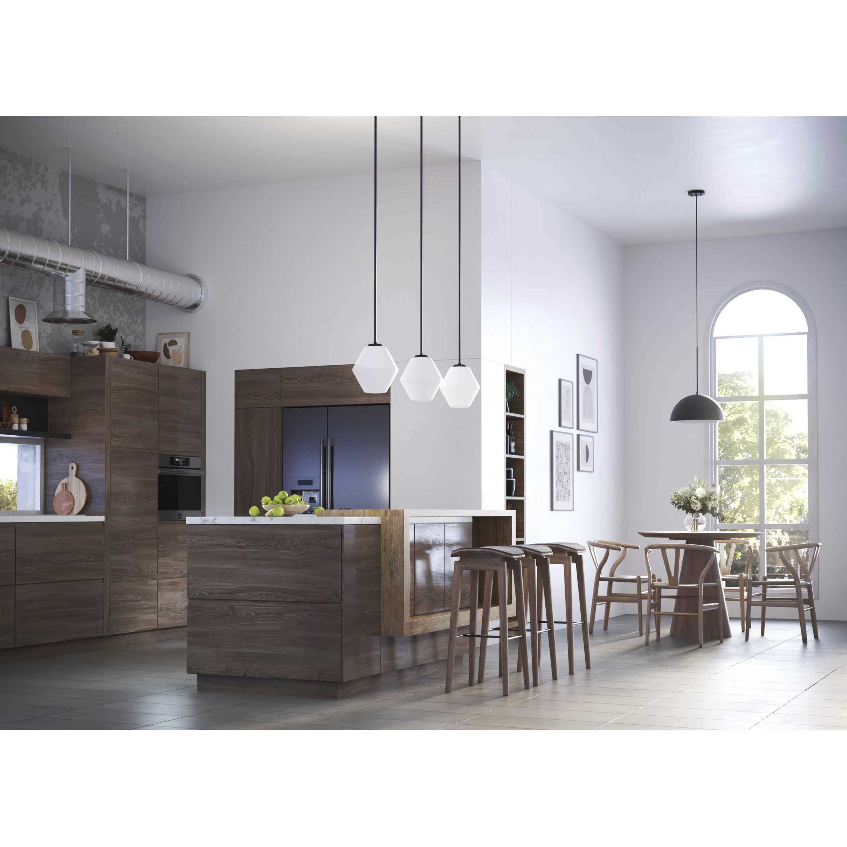 Copeland 1 Light 10 inch Matte Black Pendant Ceiling Light