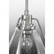 Range 1 Light Brushed Nickel Pendant Ceiling Light