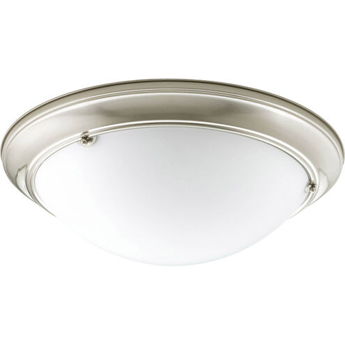 Eclipse 3 Light 19.38 inch Brushed Nickel Flush Mount Ceiling Light