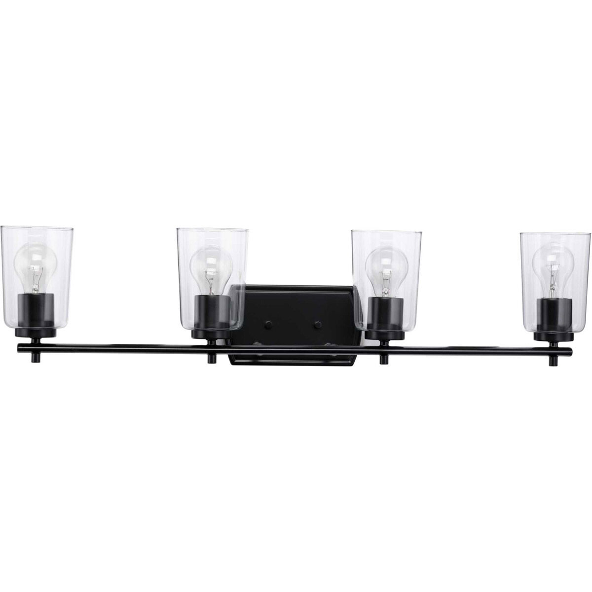 Adley 4 Light 32 inch Matte Black Bath Vanity Wall Light