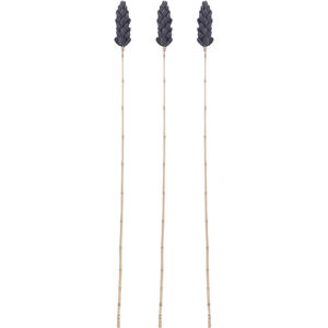 Corn Leaf Stem Gold with Dark Gray Object