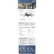 Vast 72 inch Black Ceiling Fan, Progress LED