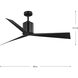 Paso 60 inch Matte Black Ceiling Fan