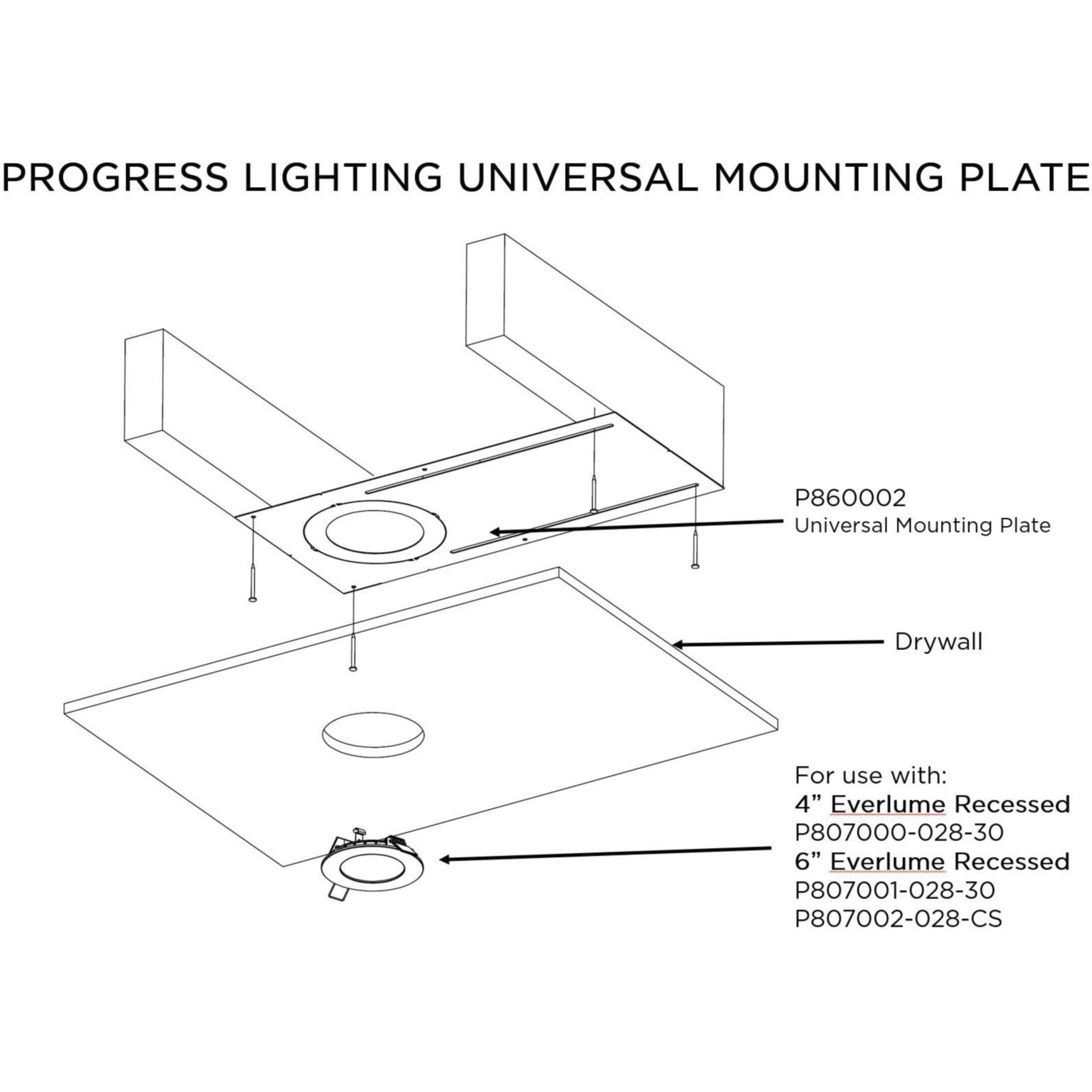 Everlume Universal Mounting Plate Accessory