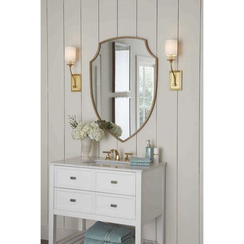 Bonita 1 Light 5 inch Satin Brass Wall Sconce Wall Light, Design Series