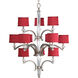 Roxbury 12 Light 33 inch Classic Silver Chandelier Ceiling Light