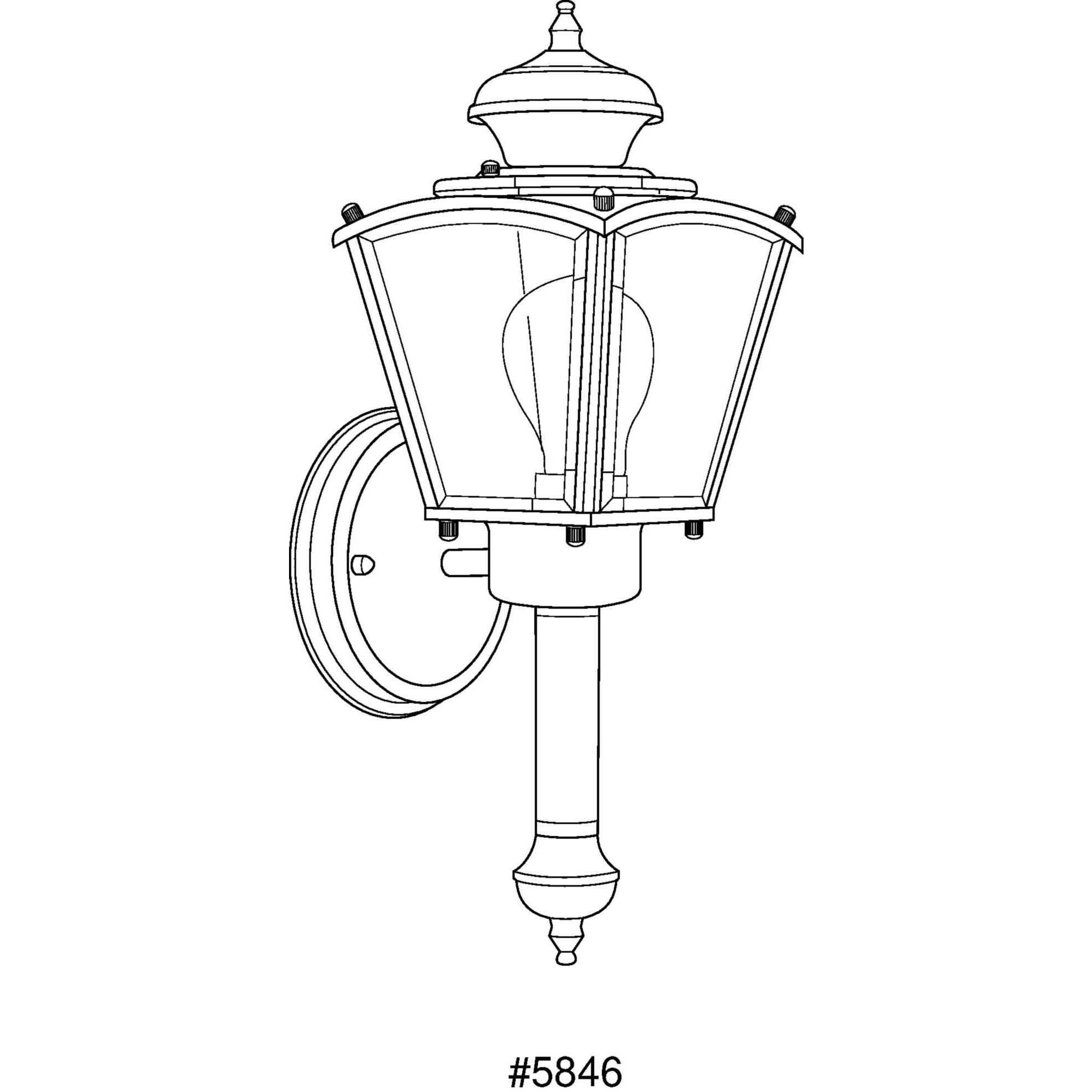BrassGUARD Outdoor Wall Lantern