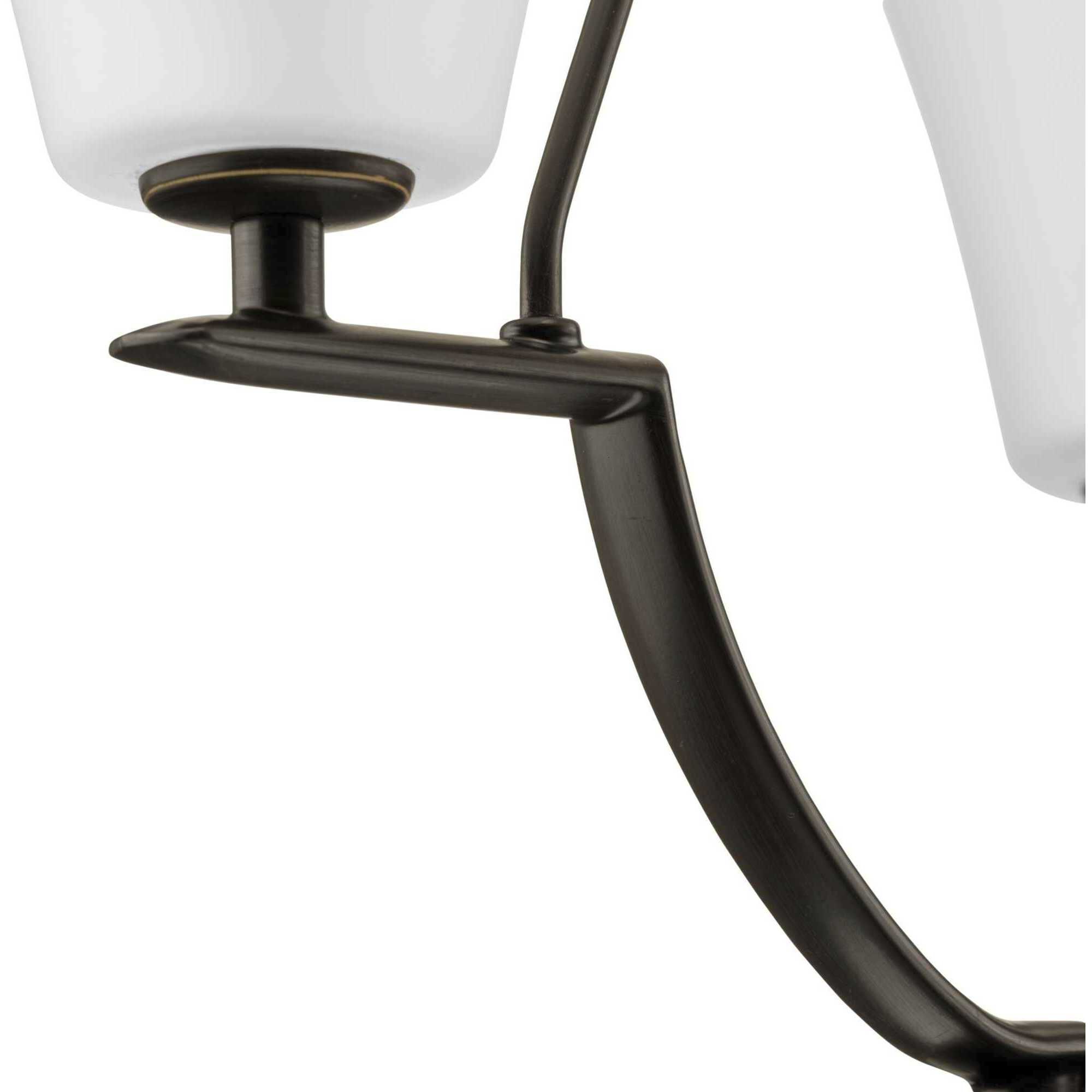 Bravo 3 Light 18 inch Antique Bronze Foyer Chandelier Ceiling Light