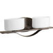 Arise 2 Light 17 inch Antique Bronze Bath Vanity Wall Light