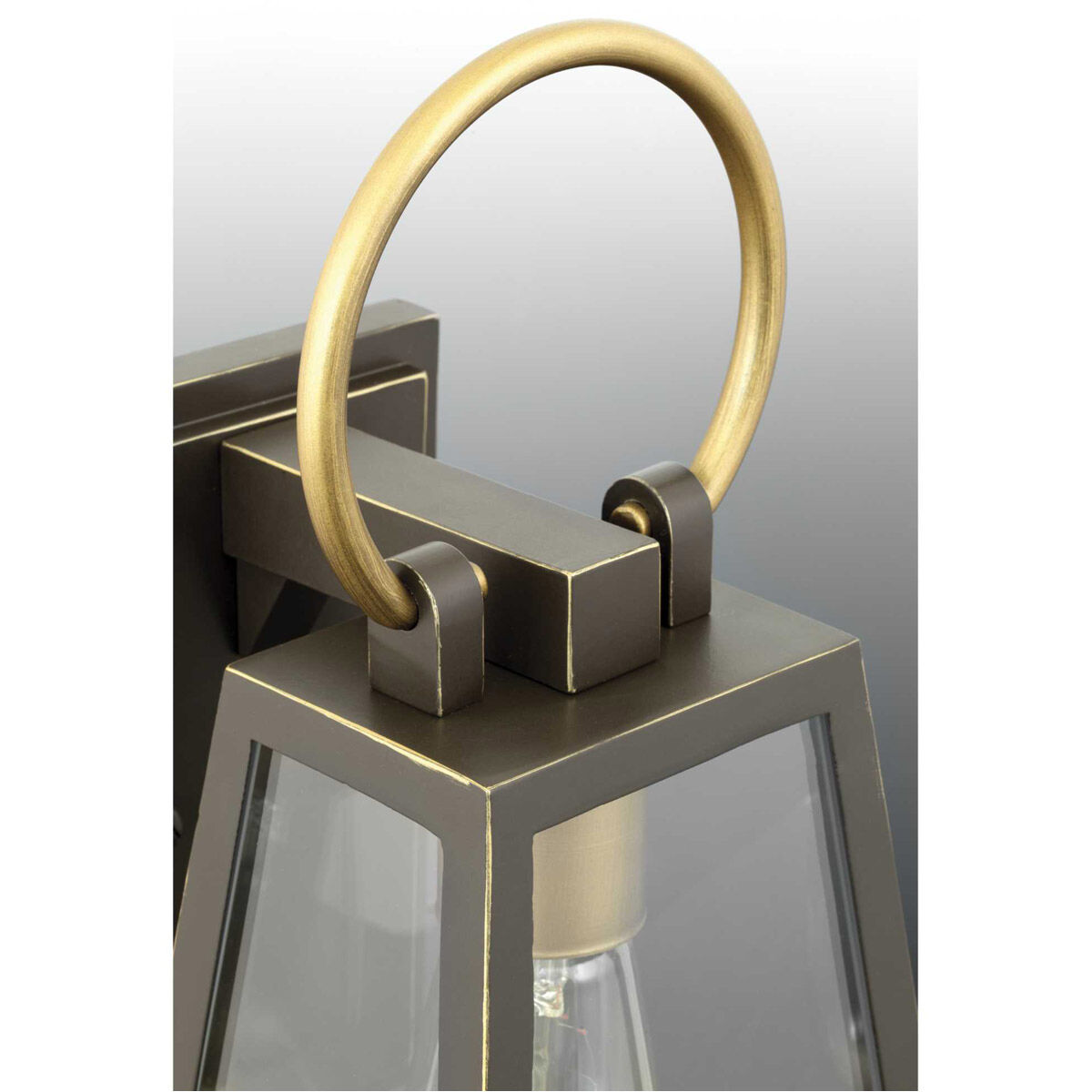 Barnett 2 Light 24 inch Antique Bronze Outdoor Wall Lantern, Large