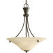 Cantata 3 Light 20 inch Forged Bronze Hall & Foyer Ceiling Light
