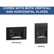 LED Step Lights 120 4.5 watt Black Indoor/Outdoor Step Light, Progress LED